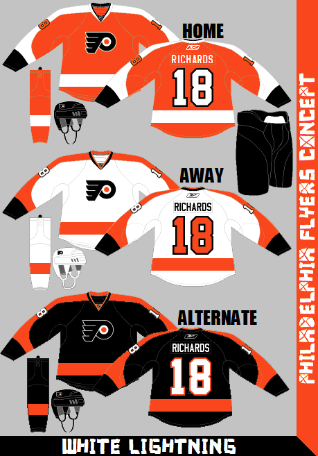 philadelphia flyers jersey concepts