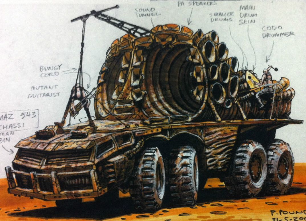 Fury Road Vehicles Doof Wagon
