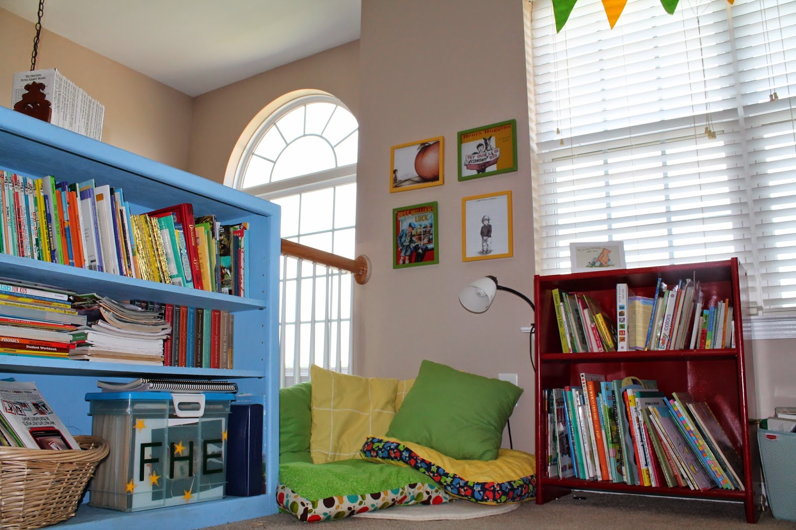 Serving Pink Lemonade Cozy Reading Nook