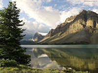 Bow Lake, Banff National Park, Alberta, Canada wallpapers
