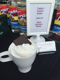 Espresso Catering by Kirby's Latte Bar serving all of the guests at the open house gourmet coffee, made to order!