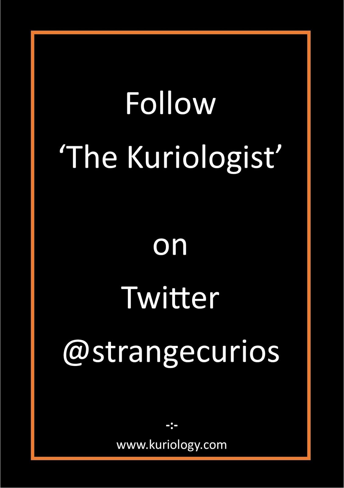 Kuriologist on Twitter