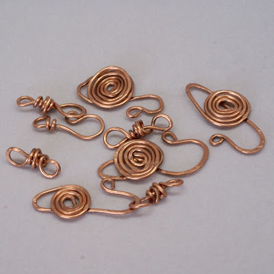 copper clasps by baymoondesign