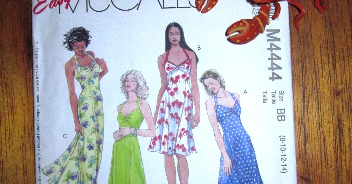 Retro Sewing Romance Writer McCalls 4444Lobster Dress!