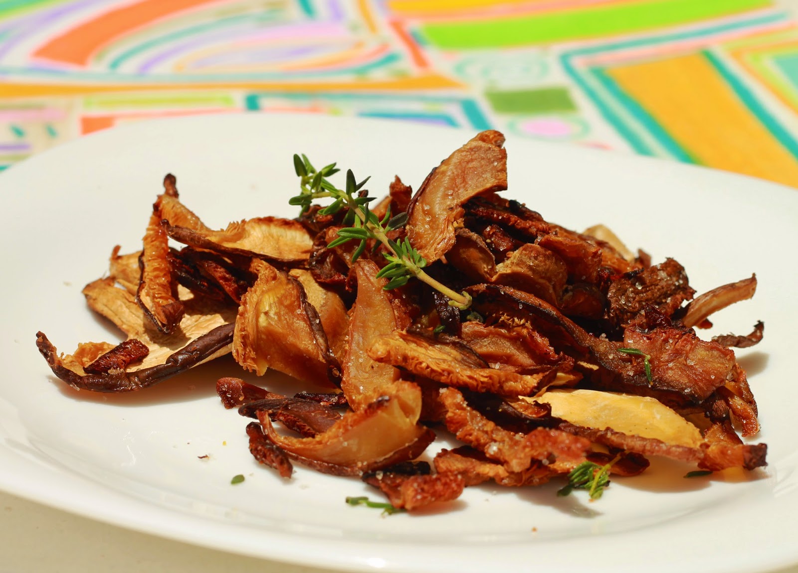 Shitake Crocante (Bacon Vegetal) Virei Vegetariano Receitas Veganas