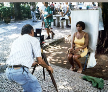 Foto Maurício Theo Lambe com Polaroid