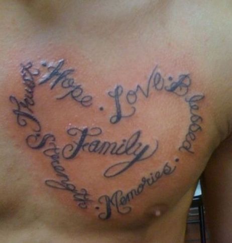 Tattoo Quotes For Men About Family