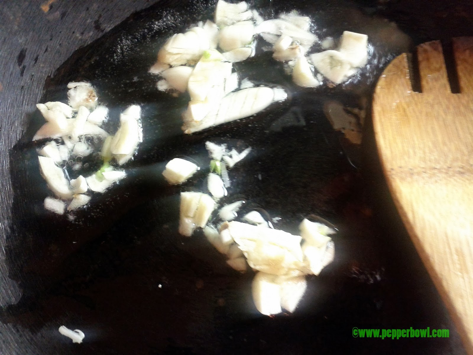 Heat oil in the pan