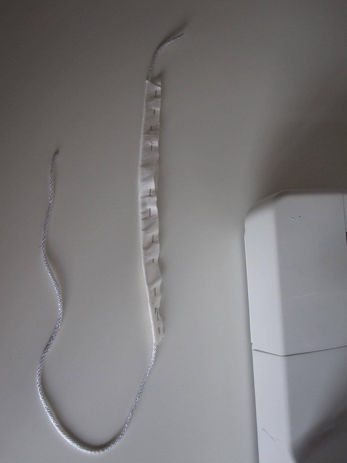 Queen of Darts How to make covered cord/loops for a laceup back