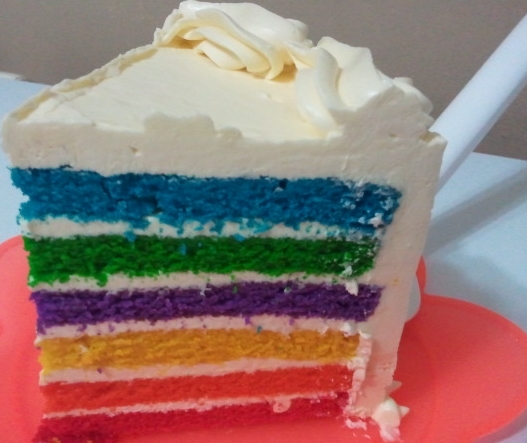 Ovenz Corner Continental Cake (Rainbow cake with Italian