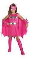 Pink Dress Batgirl Outfit Kids Halloween Costume