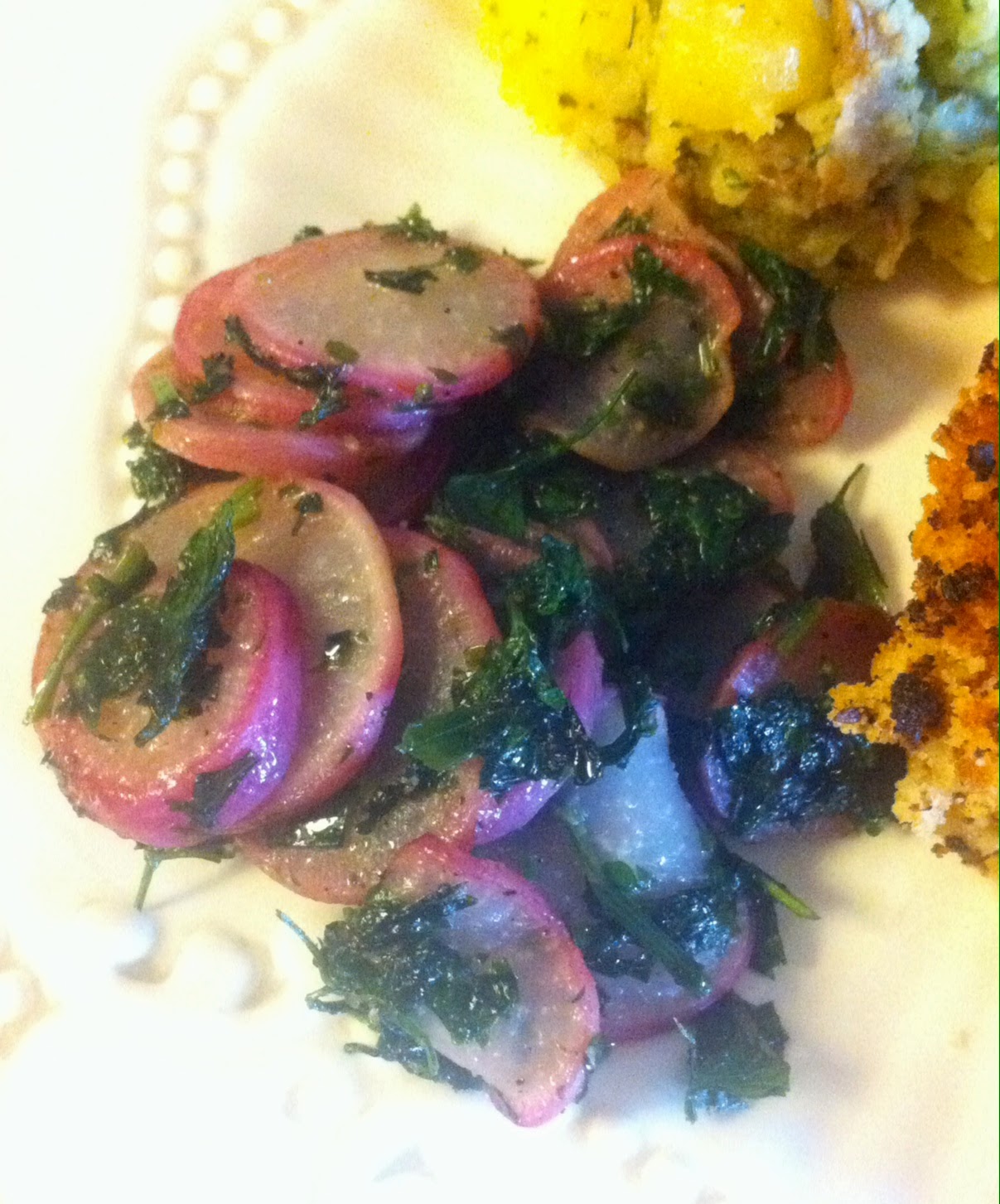 Nalls' Kitchen Radishes In Herb Butter
