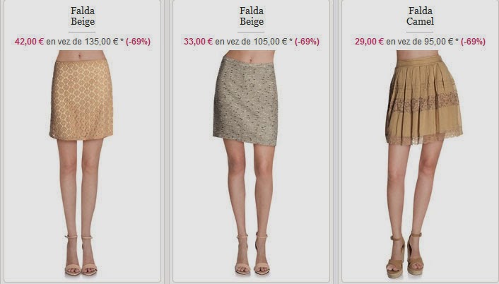 Faldas en oferta con muy buenos descuentos Faldas con descuentos