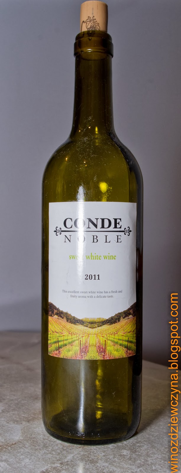 Conde Noble etykieta wino z Lidla