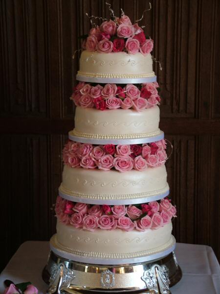 Hot Pink Wedding Cakes 