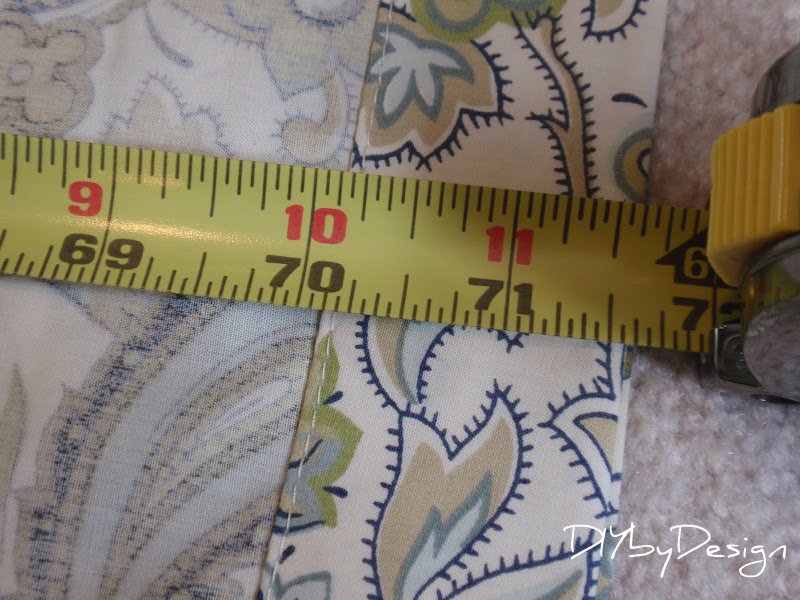 DIY by Design How to Make a King Size Pillow Sham