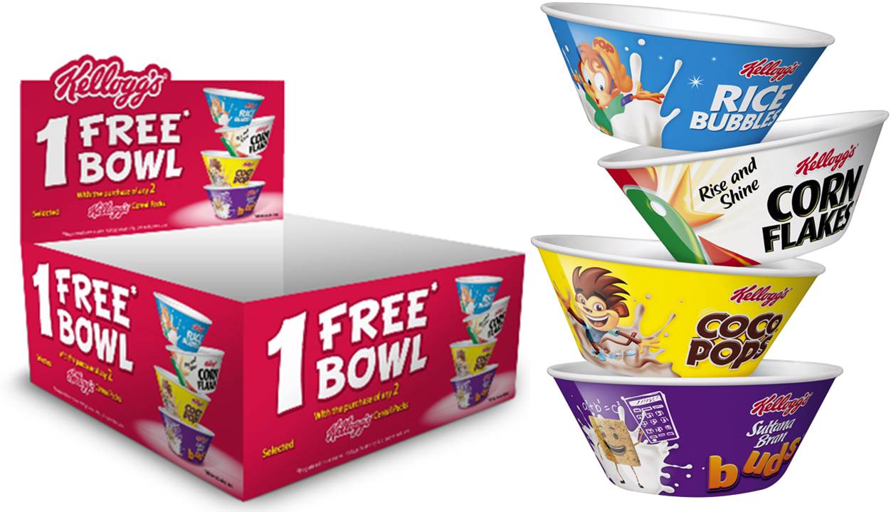 Clarketing FREE Kellogg's Cereal Bowl