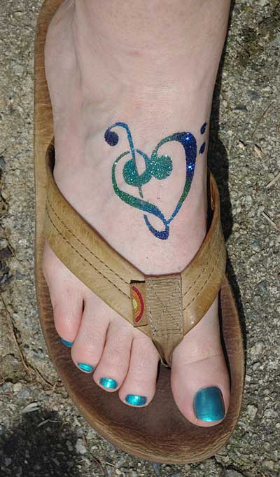 Treble Clef Tattoo Designs Treble Clef Tattoo Designs