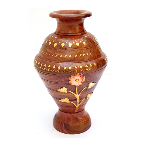 Wood Handicraft Wooden Flower Vases