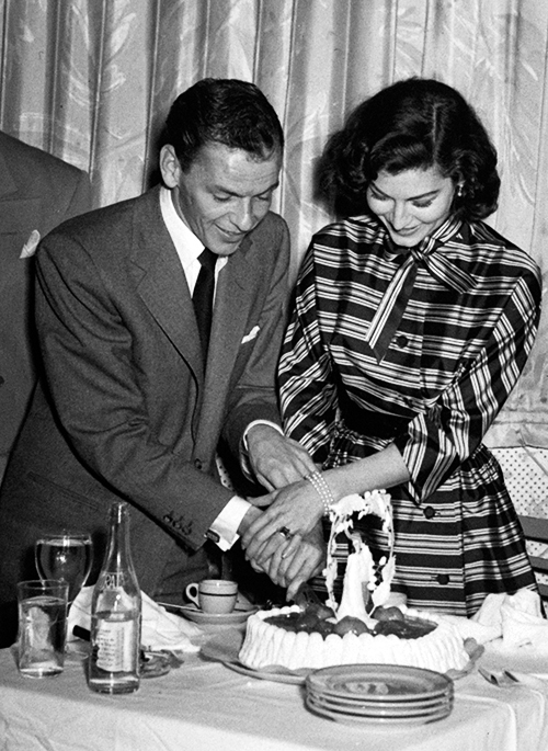 Ava Gadner y Frank Sinatra