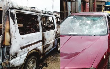 Robbers Invade Mushin In Lagos; Rapes, Burns & Destroys 30 Vehicles cars Robbers Invade Mushin In Lagos; Rapes, Burns & Destroys 30 Vehicles