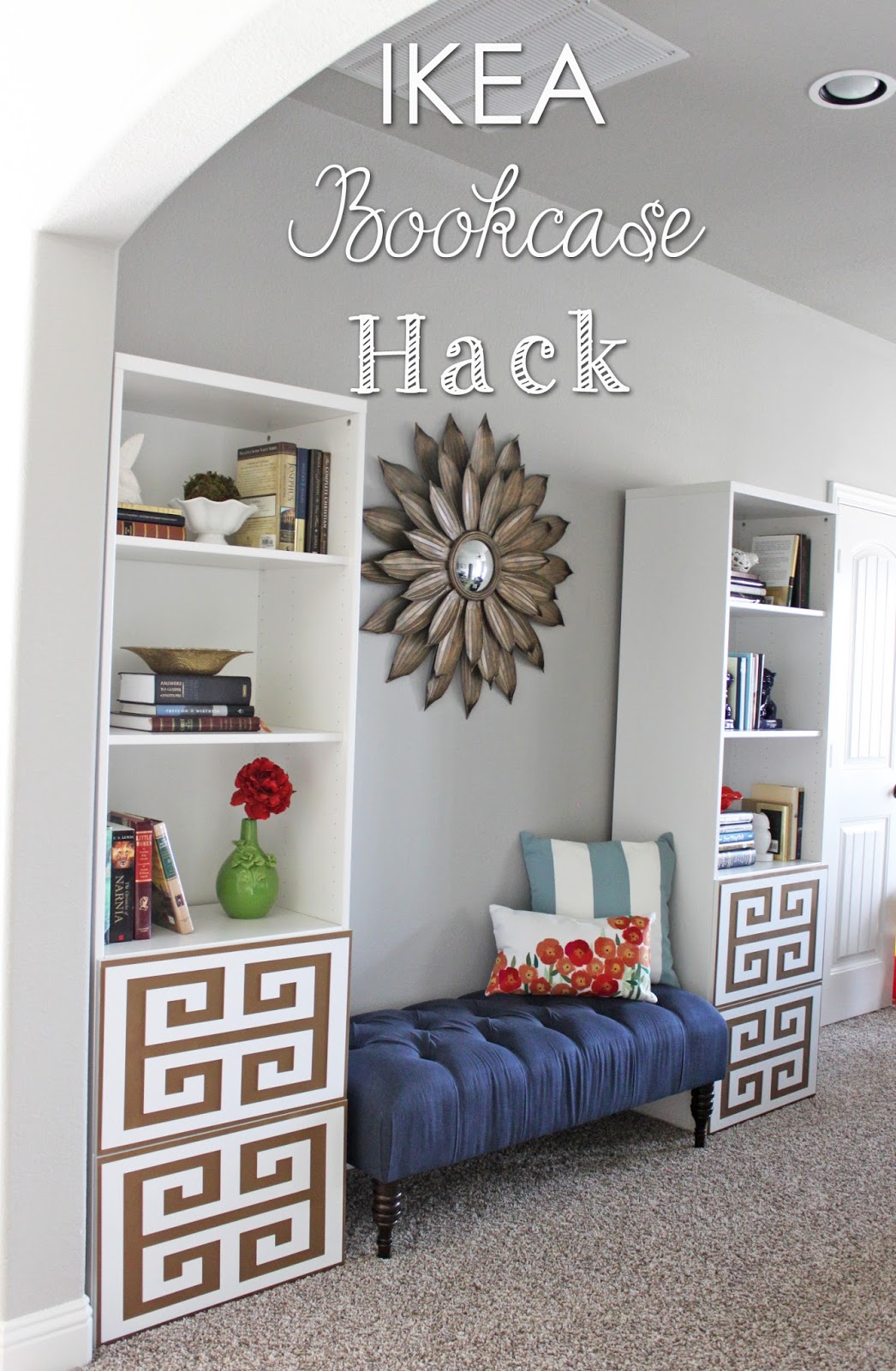a little of this, a little of that IKEA Bookcase HACK