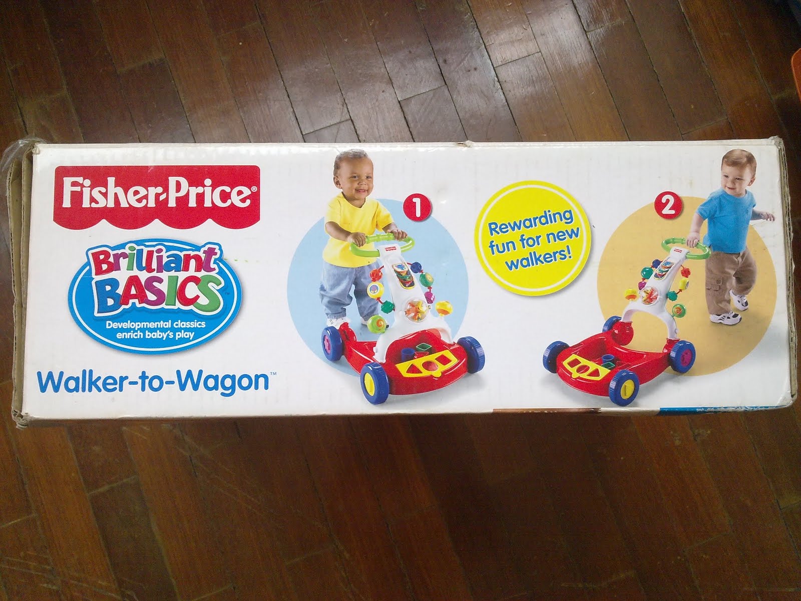 TwinkleBibi Fisher Price Brilliant Basics Walkerto Wagon