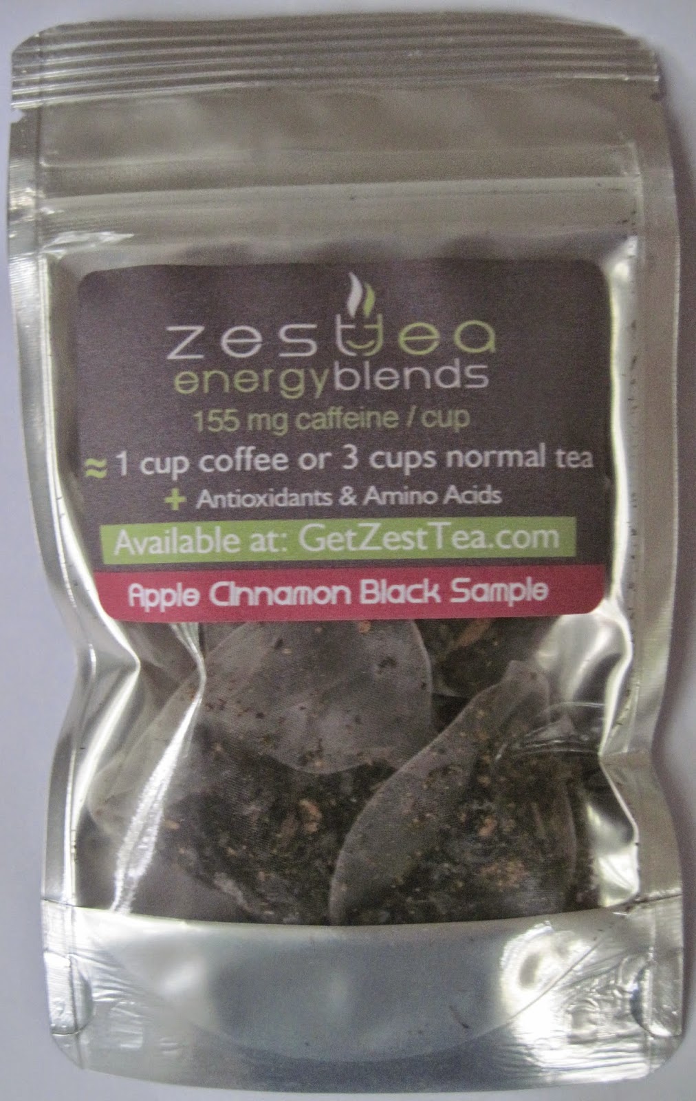 Caffeine King Zest Tea Apple Cinnamon Black Energy Tea Review