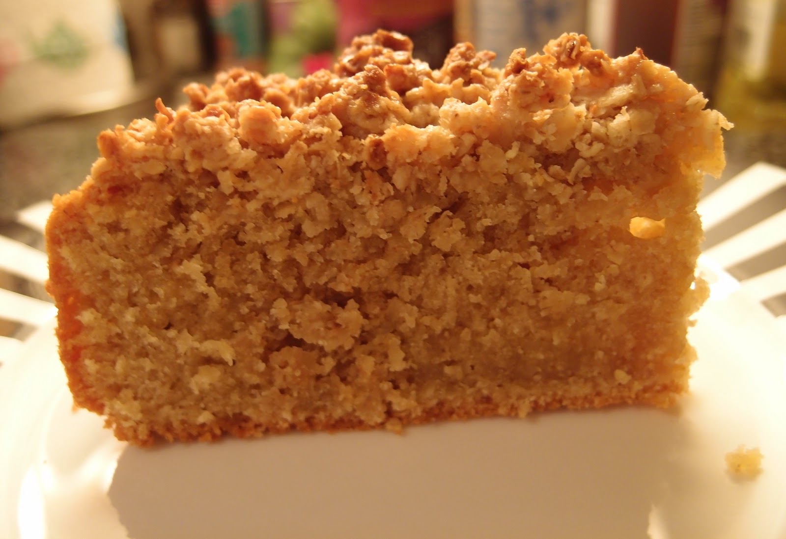 The Caked Crusader Oatmeal and honey cake