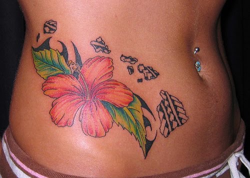 flower rib tattoos