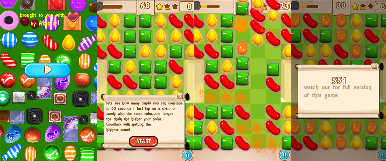 Candy Crush Game In Nokia Lumia 520 Windows 8 Pack | Apps ...