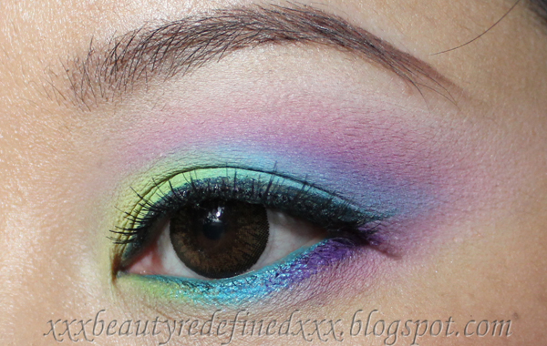 Beautyredefined By Pang Pastel Rainbow Makeup Look And Tutorial