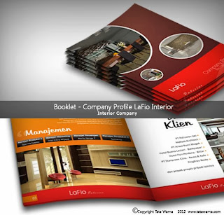 Desain Company Profile - Booklet - Interior Company - LaFio Interior