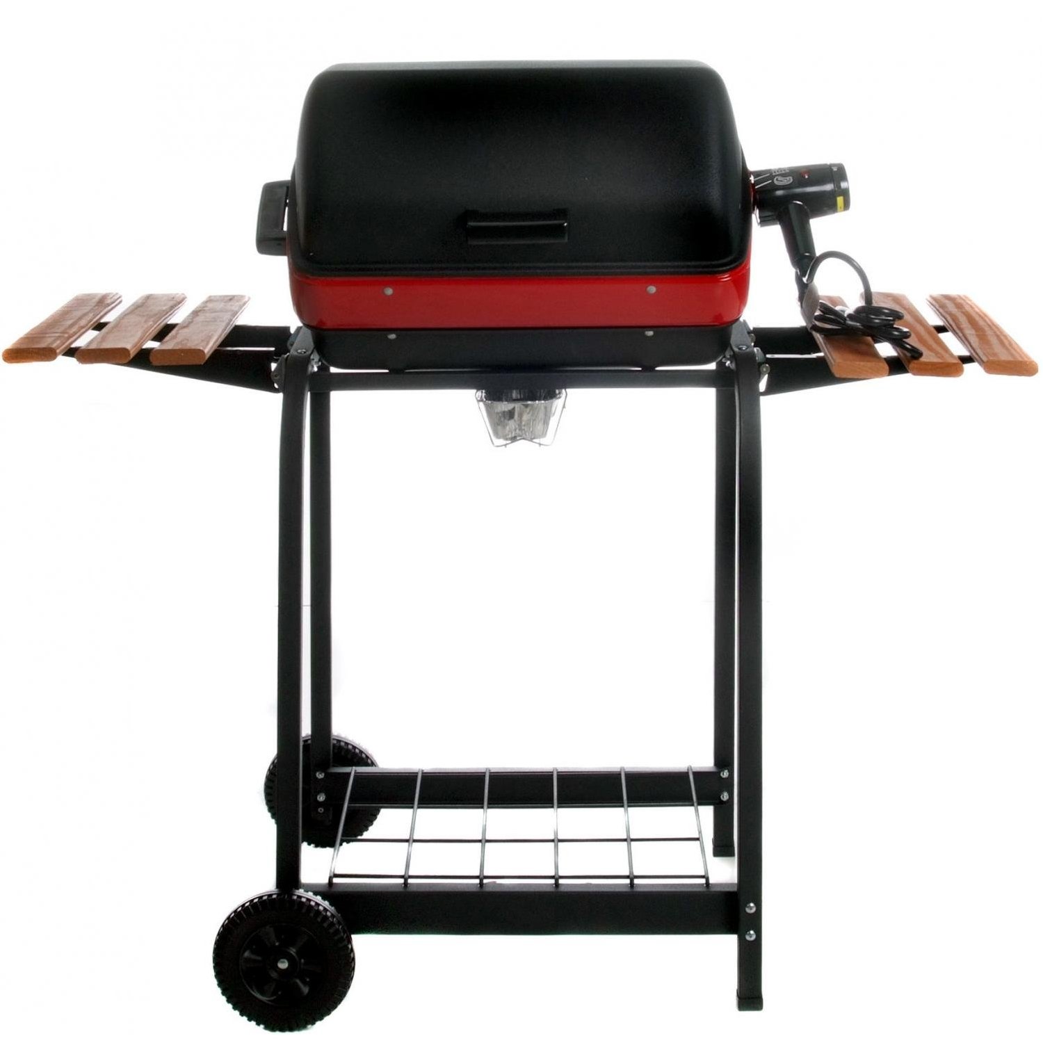 Electric Grill Outdoor: Meco 9325 Deluxe Electric Cart Grill, Satin Black