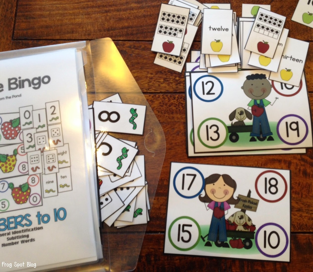 Apple Bingo From the Pond