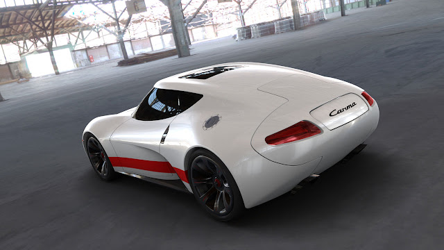 Porsche Carma Concept (Julie Dicks, Simon Menu,Pierre F.Delavault, Germain Baillot)