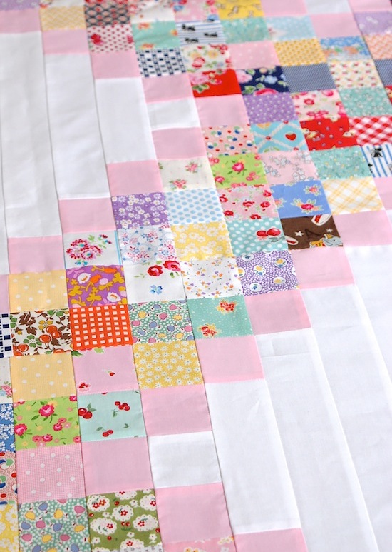 MessyJesse a quilt blog by Jessie Fincham Scrappy Irish Chain Quilt Pattern
