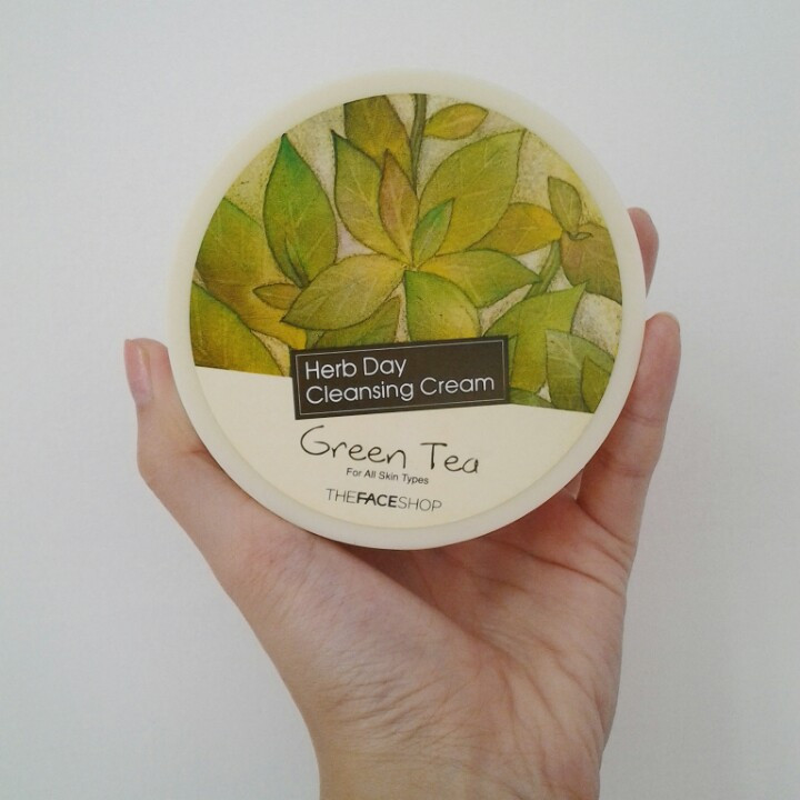 REVIEW HERB DAY CLEANSING CREAM Tẩy trang dạng cream của THE FACE