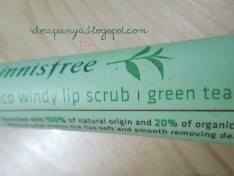 REVIEW Innisfree Eco Green Tea Lip Scrub ms.rhea's