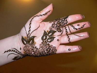 Painting Body With Henna