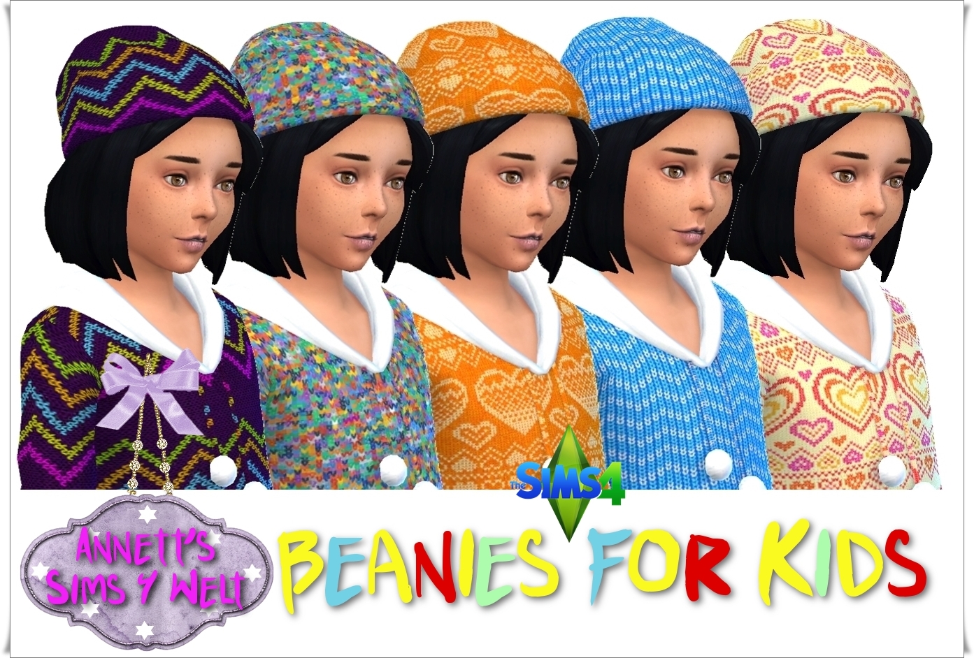 Annett's Sims 4 Welt: Beanie for Kids.