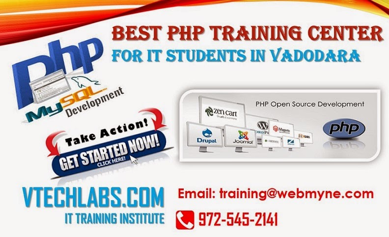 PHP Project Training Center in Vadodara
