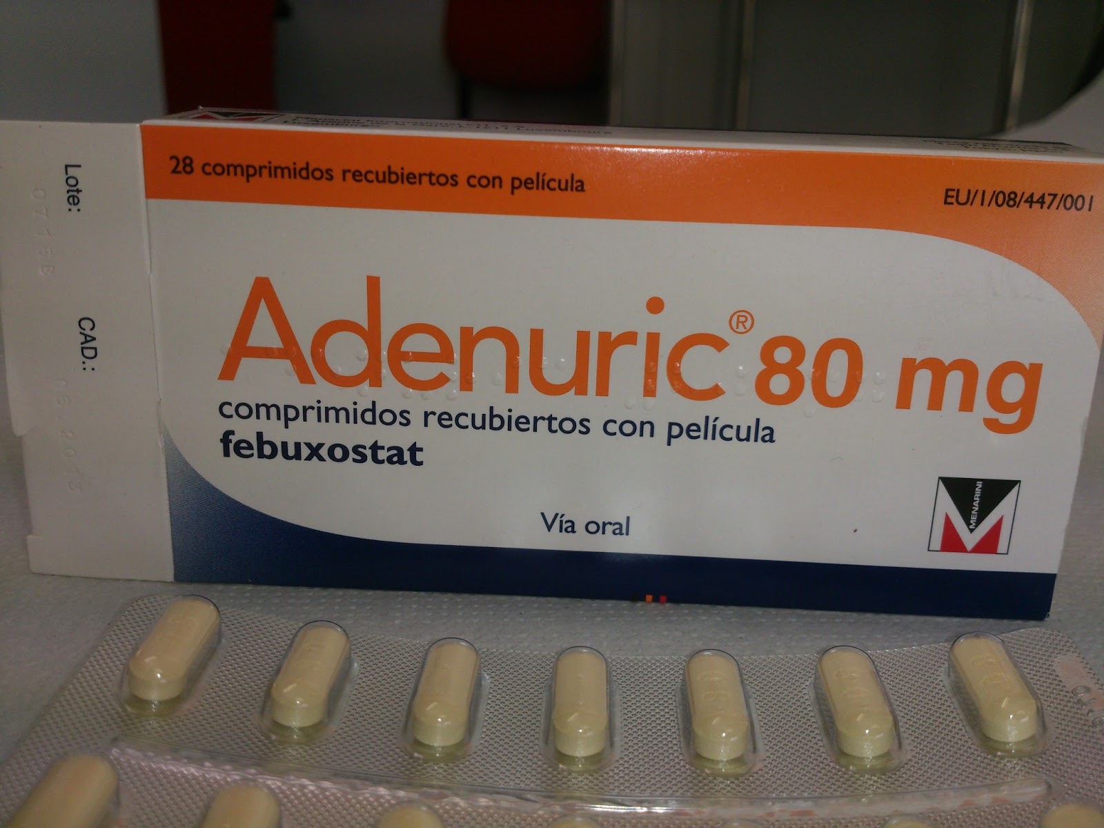 Лекарства в Испании.: Аденурик Фебуксостат Febuxostat Adenuric