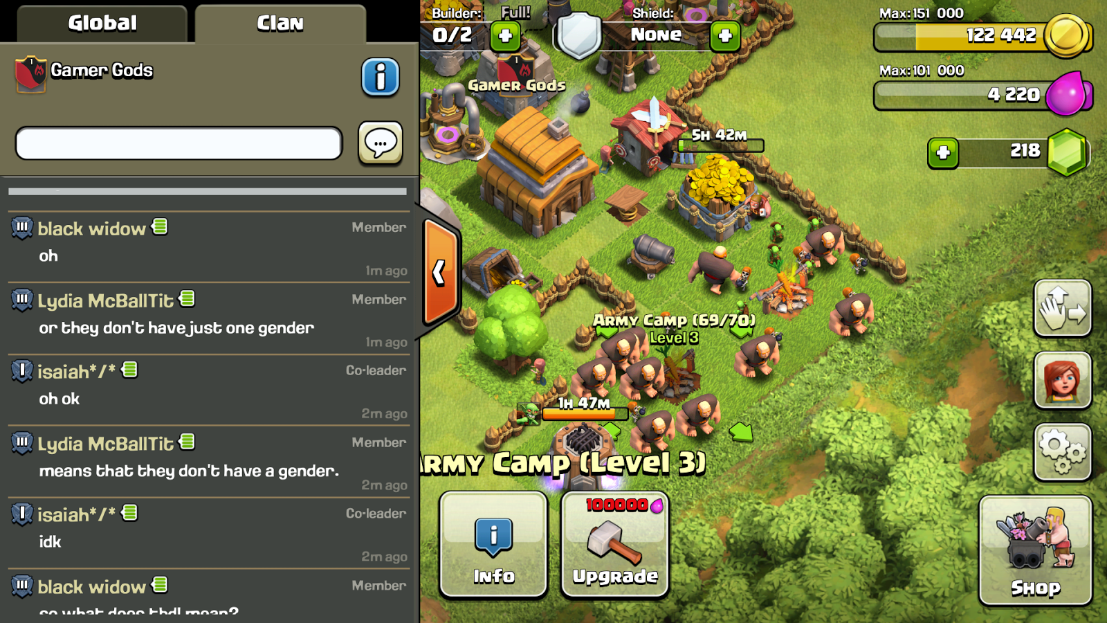Slim Buttons Clash Of Clans A Dialogue