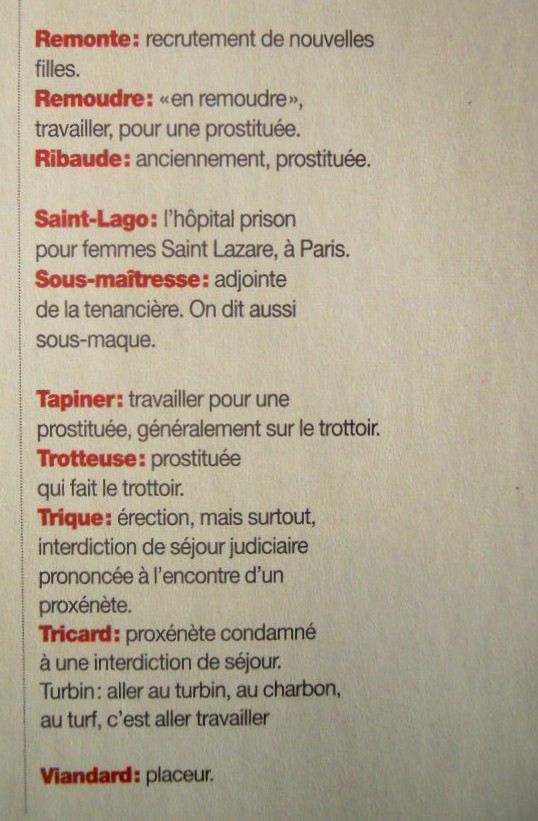 recrutement prostituée