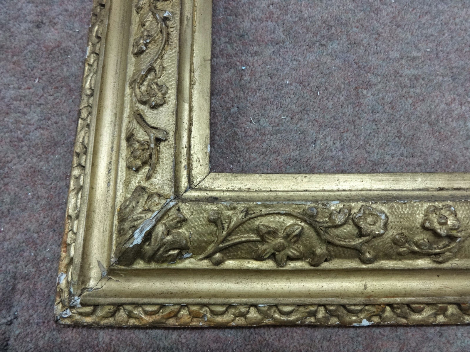 Antique Frame Sale 17th Century English Carved Frame