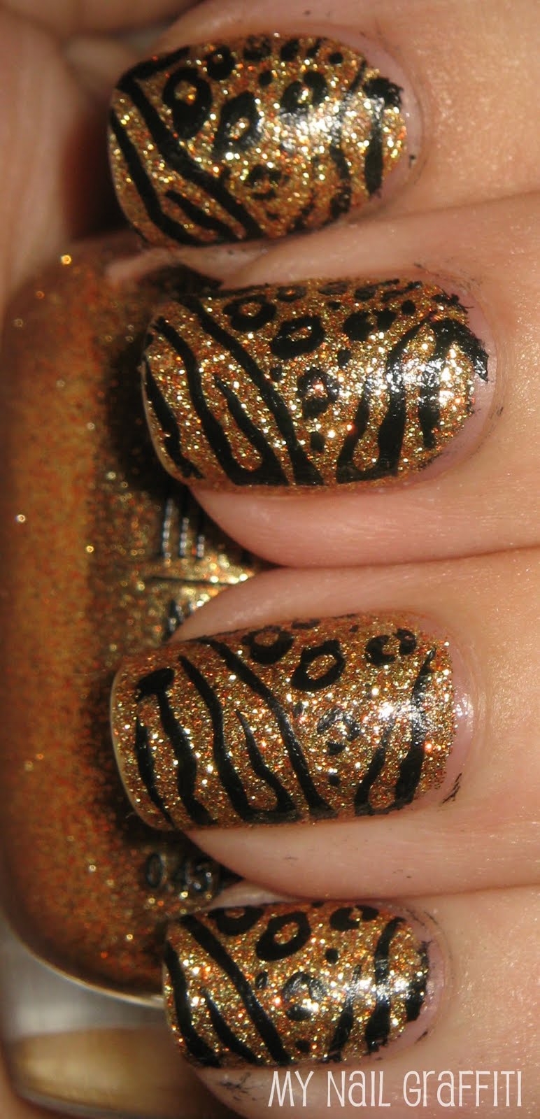 My Nail Graffiti Milani Gold Glitz