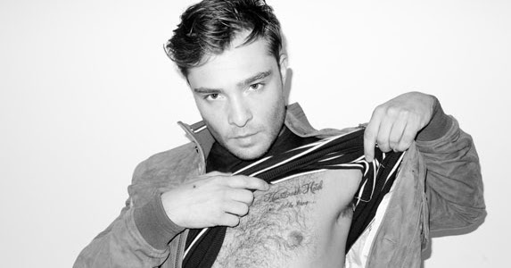SHIRTLESS ACTORS : Ed Westwick Shirtless Pictures