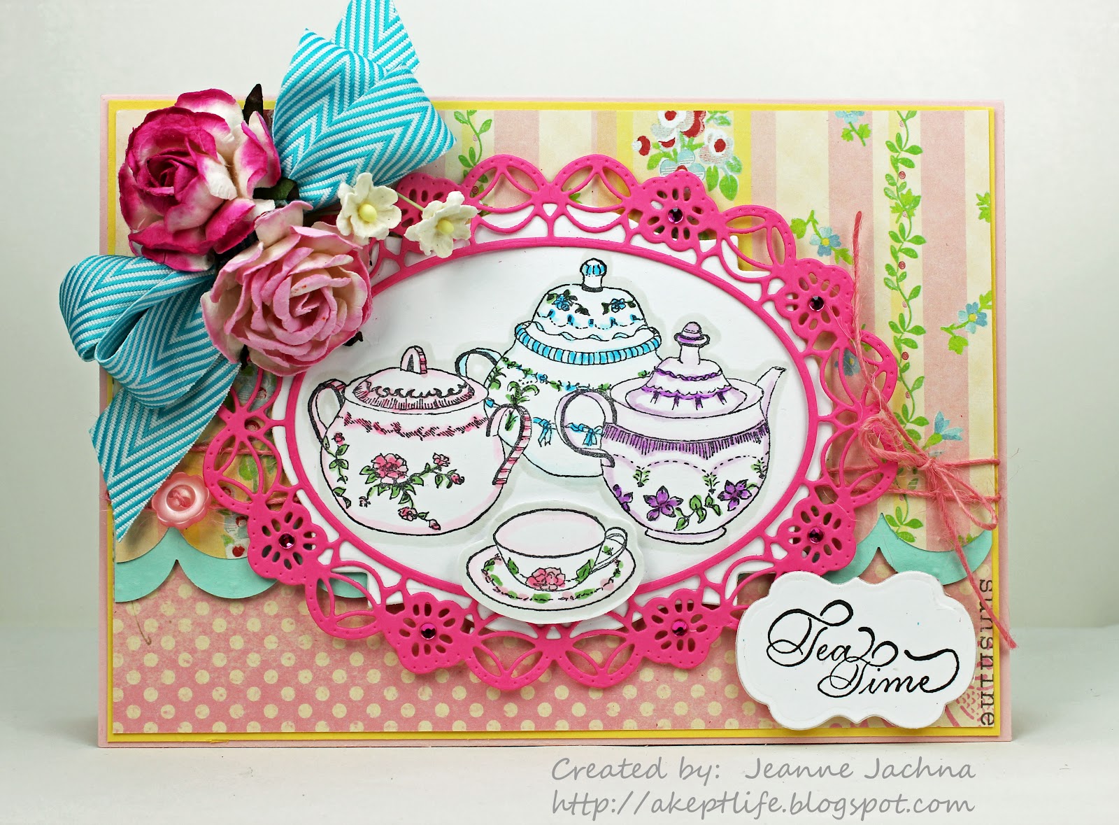 A Kept Life Shabby Tea Room 120 / Ribbon Reel 31 Tea Party