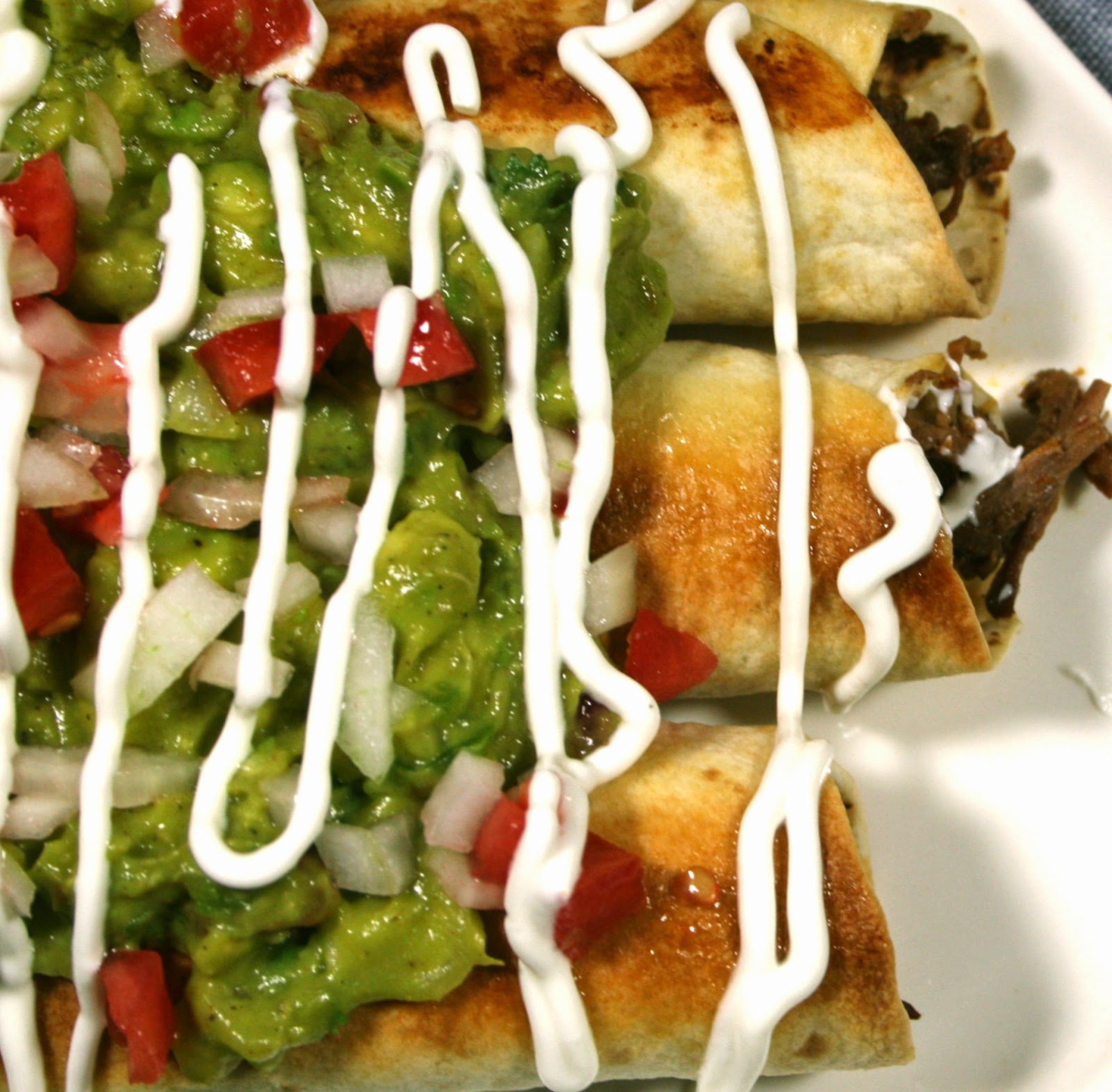 Just A Darling Life Crockpot Shredded Beef BAKED Flautas